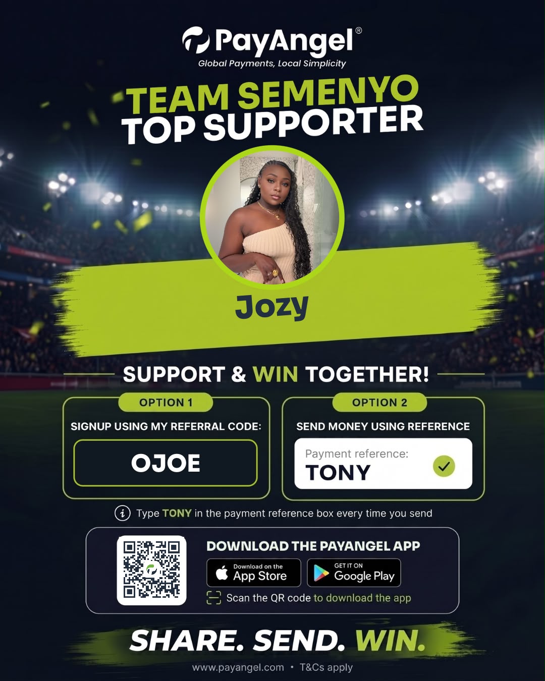 Supporter card created by Jozy.